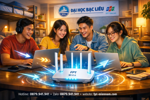 Gói cước Internet FPT cho sinh viên Đại học Bạc Liêu: Rẻ, Mạnh, Không đặt cọc