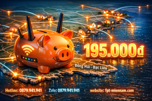 Gói cước Internet FPT rẻ nhất tại huyện Đông Hải là bao nhiêu?