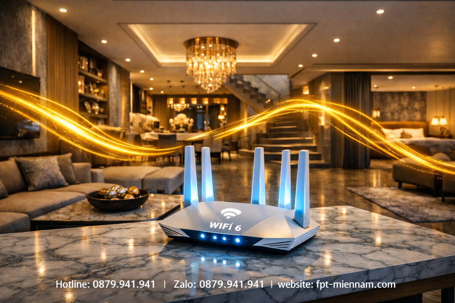 Gói Cước Lux FPT: Đẳng Cấp Wifi 6 Cho Biệt Thự Và Kinh Doanh Tại Đông Hải