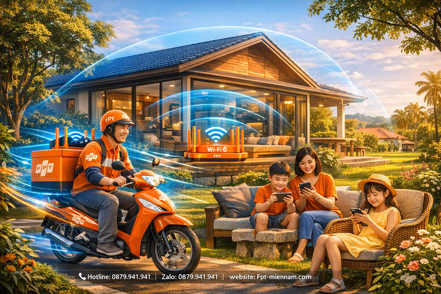 Gói internet FPT phù hợp vùng nông thôn Phú Giáo: Sóng khỏe, giá hời