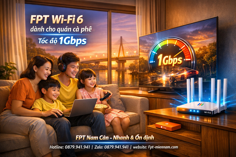 Gói Wifi FPT Năm Căn Cho Gia Đình: Kết Nối Yêu Thương, Giải Trí Đỉnh Cao