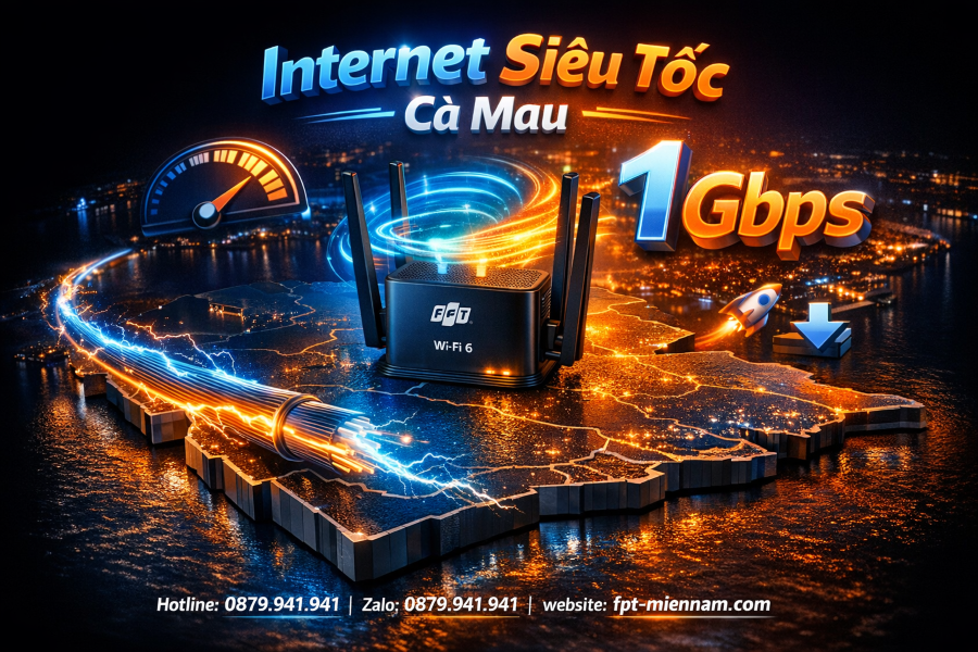 Gói Wifi FPT nào mạnh nhất tại Cà Mau hiện nay?