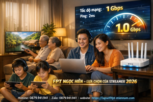 Gói Wifi FPT Ngọc Hiển Cho Gia Đình Đông Người: Mượt Mà & Tiết Kiệm