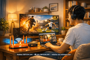 Internet FPT Dầu Tiếng cho học online: Kết nối kiến thức, không lo gián đoạn