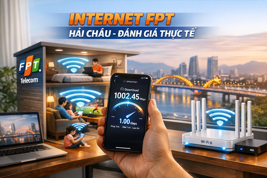 Internet FPT Hải Châu Có Ổn Định Không? Đánh Giá Thực Tế Từ Người Dùng
