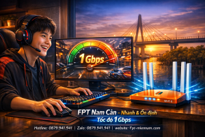 Internet FPT Năm Căn Có Mạnh Không? Review Chi Tiết Chất Lượng Mạng