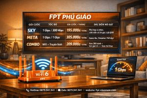 Internet FPT Phú Giáo tốc độ cao ổn định: Giải pháp mạng hoàn hảo cho mọi nhà