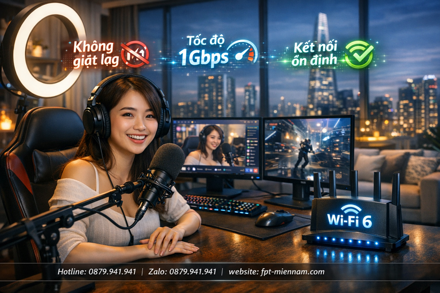 Internet FPT Phường Tân Hưng Livestream Có Lag Không?