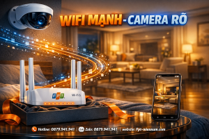 Internet FPT Quy Nhơn Tây Cho Camera: Giải Pháp Giám Sát Hoàn Hảo 24/7