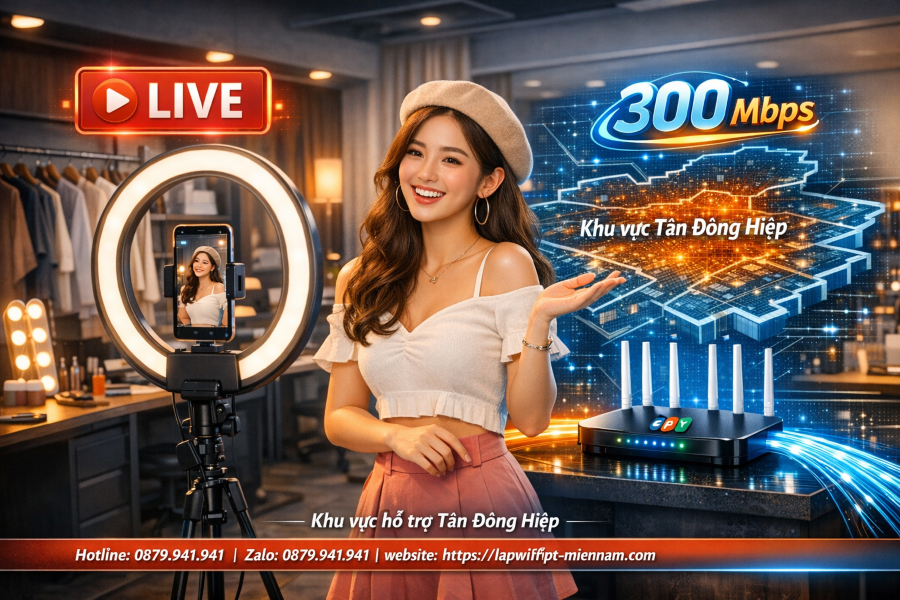 Internet FPT Tân Đông Hiệp Livestream Có Mượt Không?