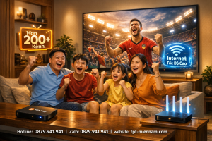 Lắp đặt Combo Internet & Truyền hình FPT tại Phường 3: Giải trí đỉnh cao cho gia đình