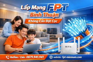 Lắp Internet FPT Bình Thuận: Không Cần Đặt Cọc – Bảng Giá Mới Nhất 2026