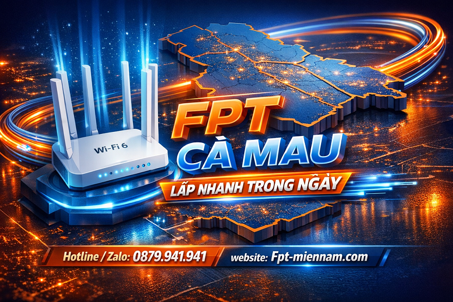 Lắp Internet FPT Cà Mau: Không Cần Đặt Cọc, Ưu Đãi Cực Khủng