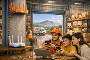 Lắp internet FPT cho kho bãi, logistics tại Đức Trọng: Kết nối thông suốt, vận tải nhanh chóng