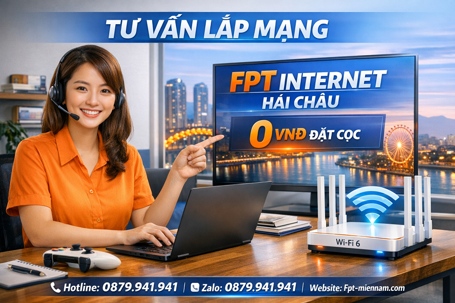 Lắp Internet FPT Hải Châu Trả Sau Có Được Không? Giải Đáp Chi Tiết