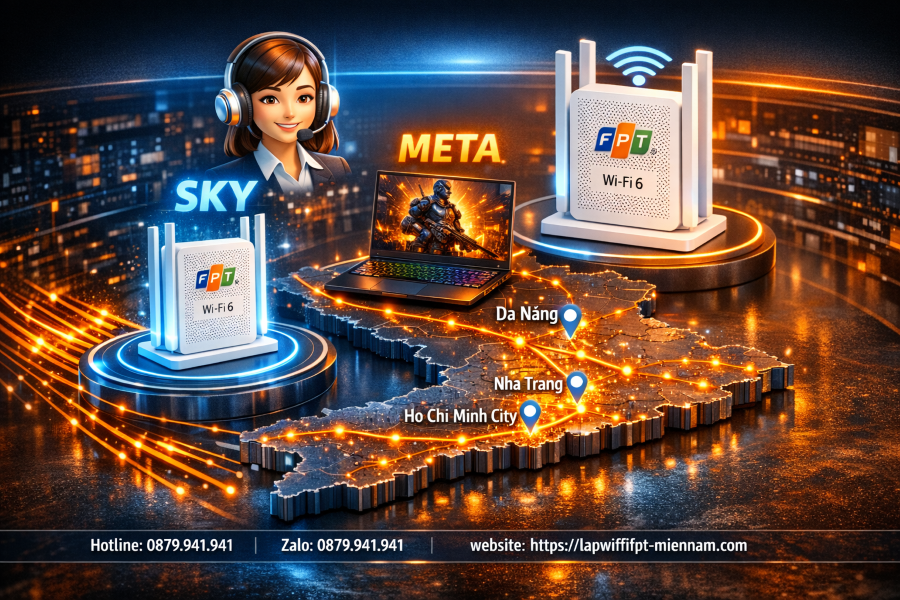 Lắp internet FPT khu vực miền Nam ở đâu tốt nhất và uy tín nhất?