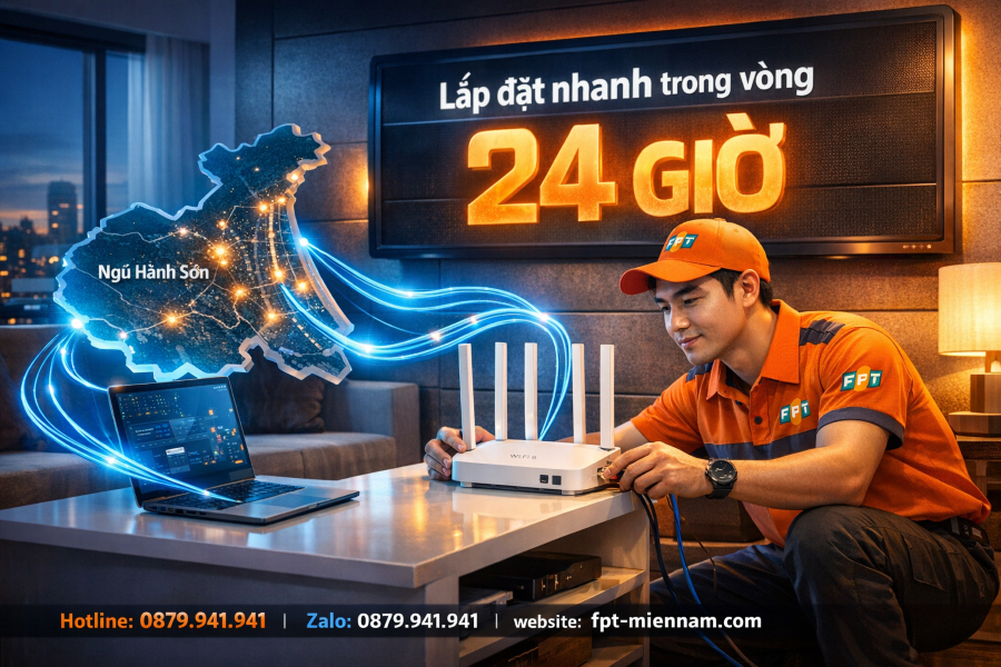 Lắp Internet FPT Ngũ Hành Sơn Trong Ngày: Kết Nối Ngay Không Chờ Đợi