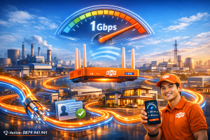 Lắp mạng FPT Bàu Bàng cho khu công nghiệp: Giải pháp Internet chuyên biệt