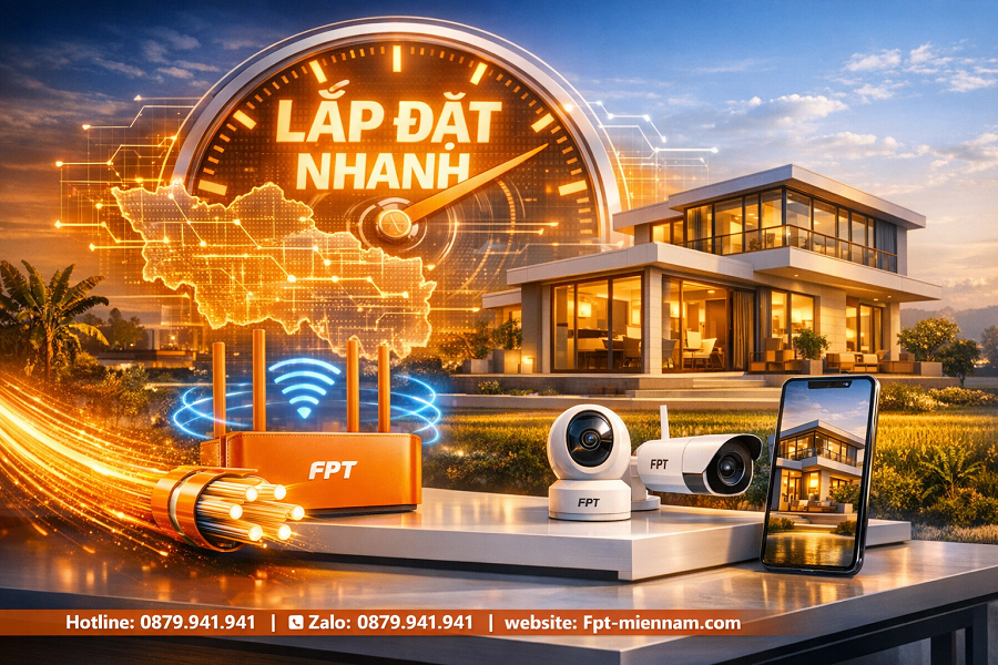 Lắp mạng FPT Bàu Bàng trong ngày: Giải pháp internet siêu tốc