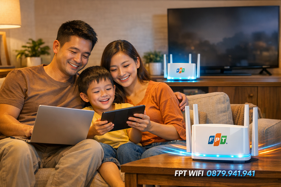 Lắp mạng FPT Bình Chuẩn tốc độ cao cho gia đình: Giải pháp Internet vượt trội