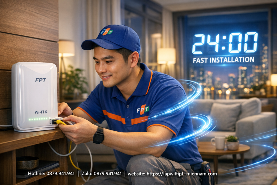 Lắp Mạng FPT Bình Hòa Trong 24H: Nhanh Chóng – Tiết Kiệm – Ổn Định