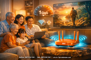 Lắp mạng FPT cho hộ gia đình tại Dầu Tiếng: Kết nối yêu thương, giải trí thả ga