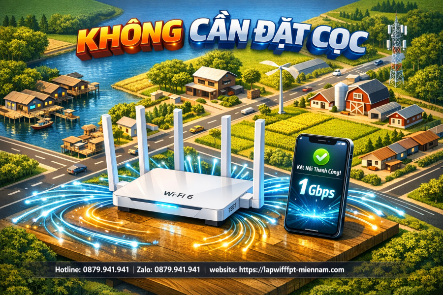 Lắp Mạng FPT Đầm Dơi Không Cần Đặt Cọc – Ưu Đãi Cực Khủng 2026