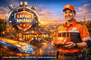 Lắp mạng FPT Dầu Tiếng trong ngày có được không? Quy trình triển khai 24h