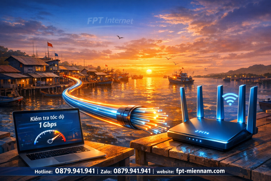 Lắp mạng FPT Gành Hào: Tốc độ cực nhanh, giá cực rẻ