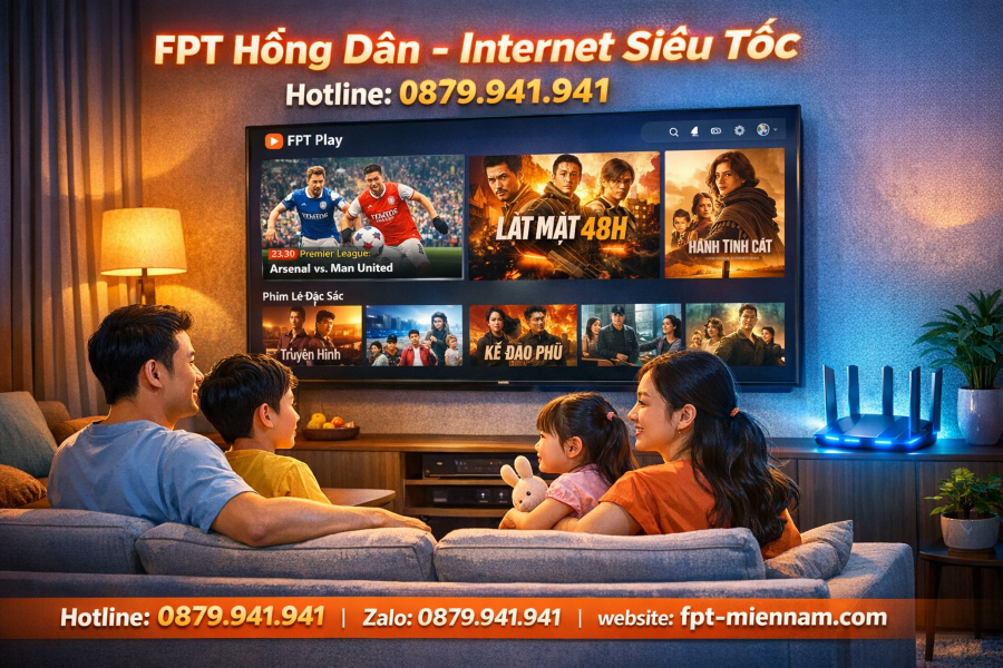 Lắp Mạng FPT Hồng Dân: Giải Trí Đỉnh Cao Với Quà Tặng FPT Play
