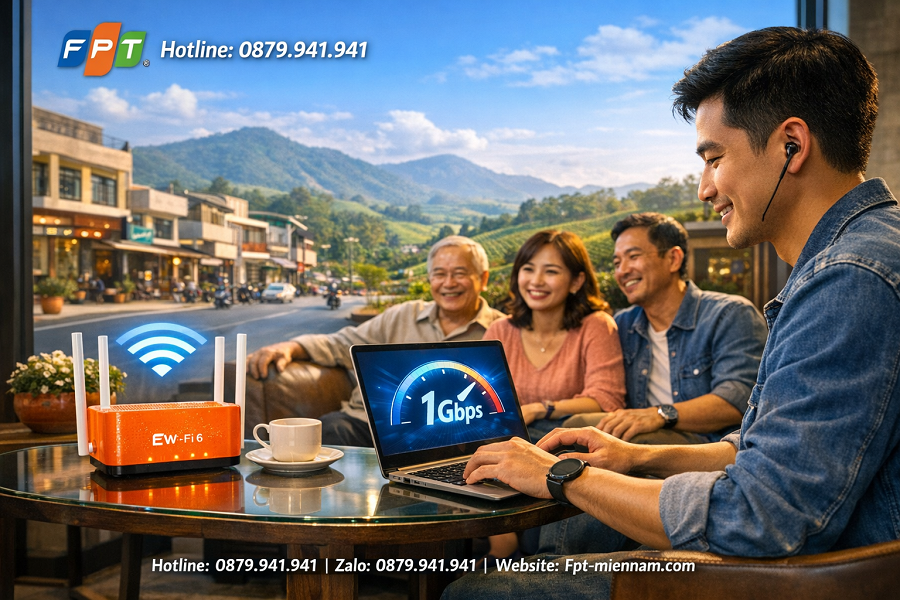 Lắp mạng FPT Lâm Hà: Khuyến mãi bùng nổ tại thị trấn Đinh Văn