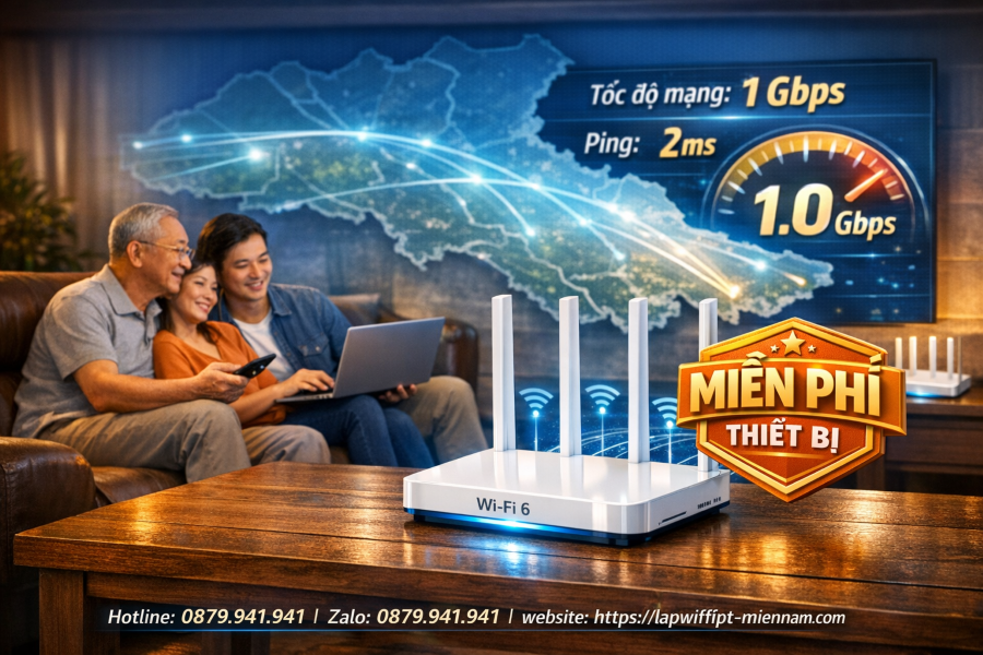 Lắp Mạng FPT Ngọc Hiển Miễn Phí Thiết Bị Wi-Fi 6 – Đăng Ký Ngay 2026