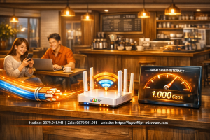 Lắp Mạng FPT Phước Hậu Cho Quán Kinh Doanh: Giải Pháp Wifi Chịu Tải Cao