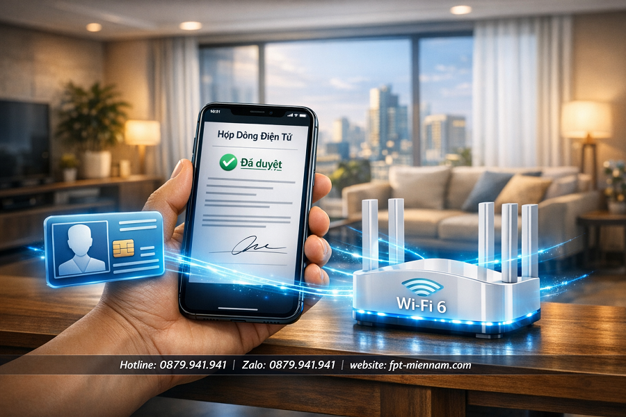 Lắp Mạng FPT Phường Tân Hưng Cần Giấy Tờ Gì? Hướng Dẫn Thủ Tục Nhanh Gọn