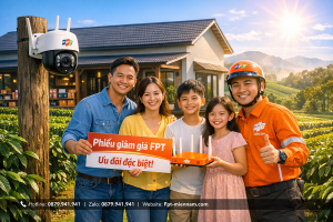 Lắp mạng FPT tại xã Lộc Nga, Bảo Lộc: Internet cực nhanh, quà tặng cực đã