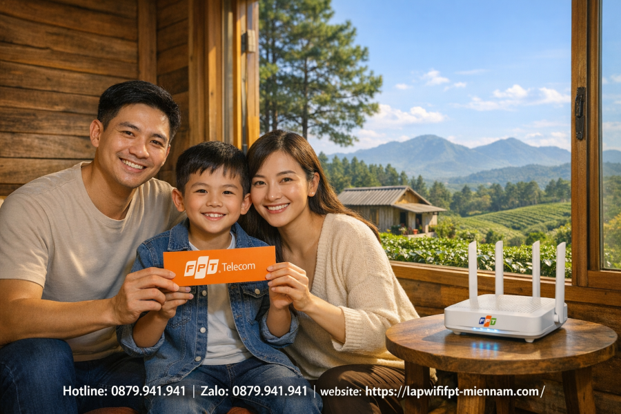 Lắp mạng FPT tại xã Lộc Nga, Bảo Lộc: Nhận ngay voucher giảm giá hấp dẫn