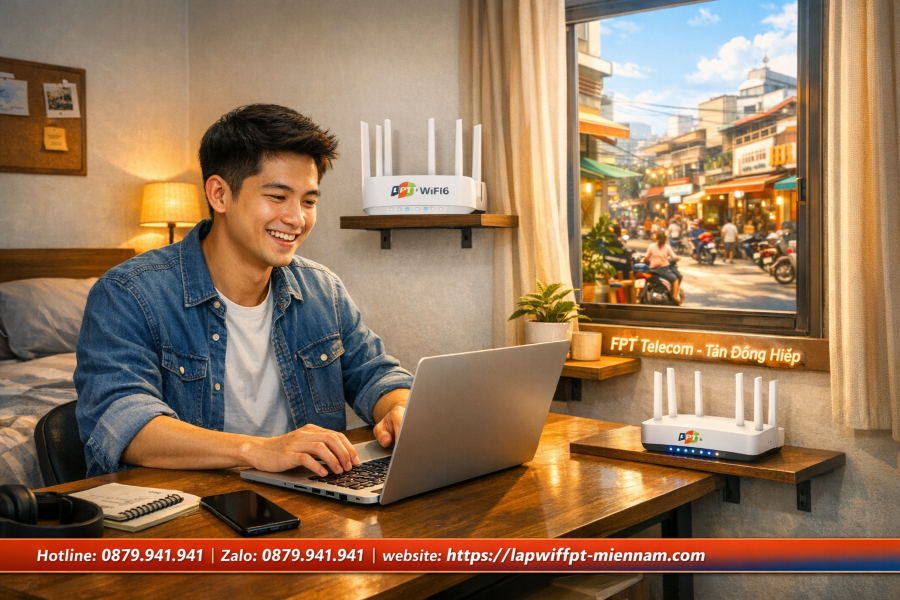 Lắp Mạng FPT Tân Đông Hiệp Cho Phòng Trọ: Giải Pháp Tiết Kiệm, Không Đặt Cọc