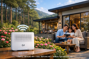 Lắp mạng FPT xã Hiệp An, Đức Trọng: Sóng khỏe hơn với Modem 2 băng tần