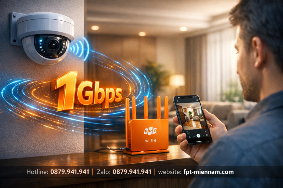 Lắp Wifi FPT Cà Mau cho Camera – Giải pháp an ninh tối ưu