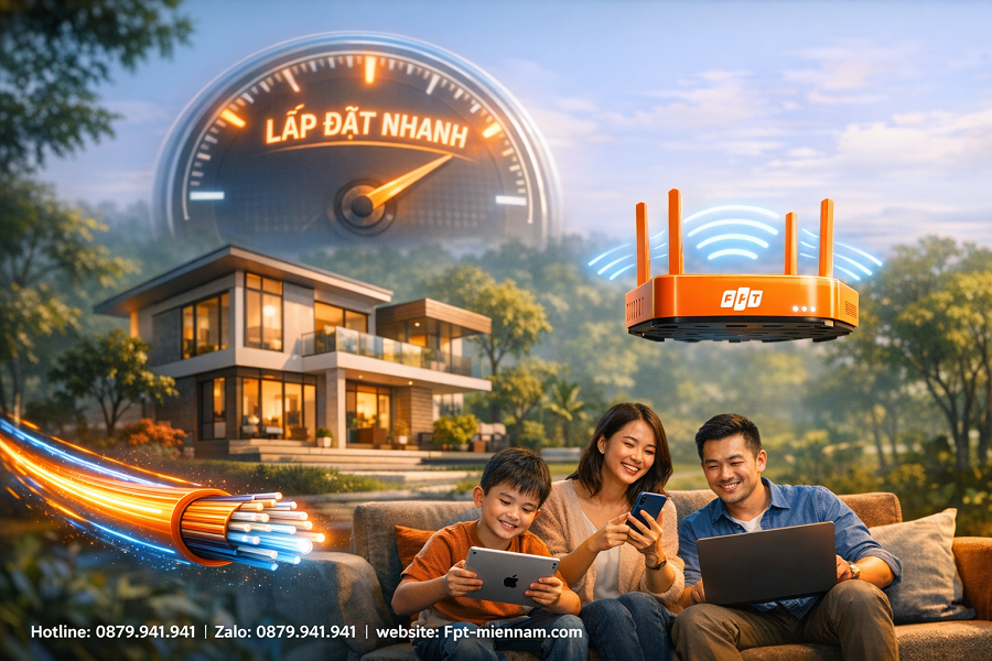 Lắp wifi FPT Dầu Tiếng giá rẻ mới nhất: Tốc độ cao, Phủ sóng rộng