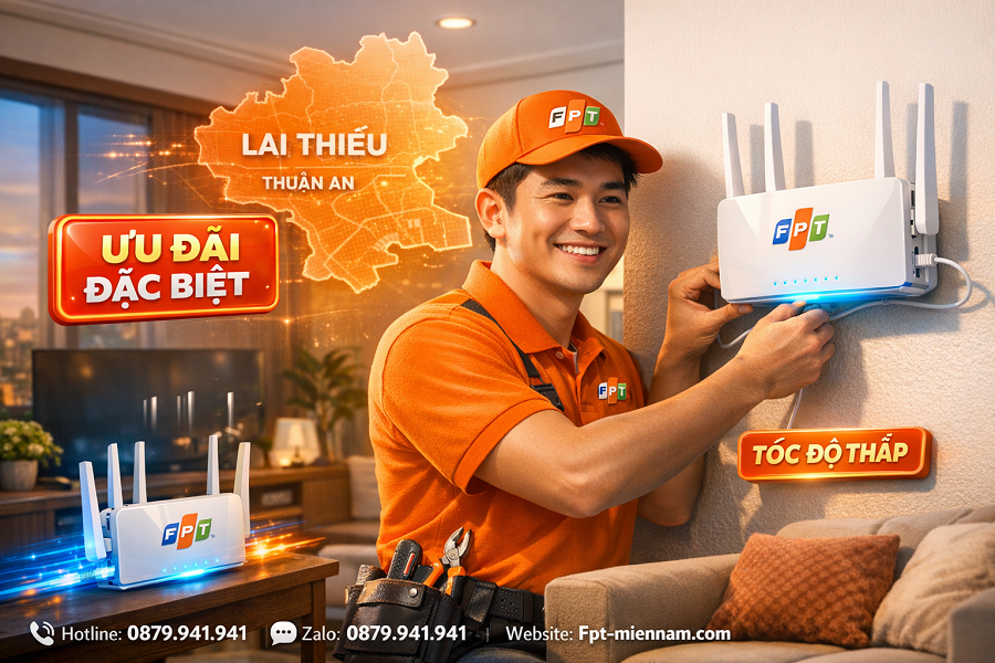 Lắp wifi FPT Lái Thiêu ưu đãi lớn tháng này: Đừng bỏ lỡ!