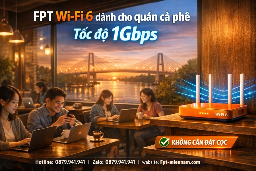 Lắp Wifi FPT Năm Căn Cho Quán Cafe: Giải Pháp Thu Hút Khách Hàng