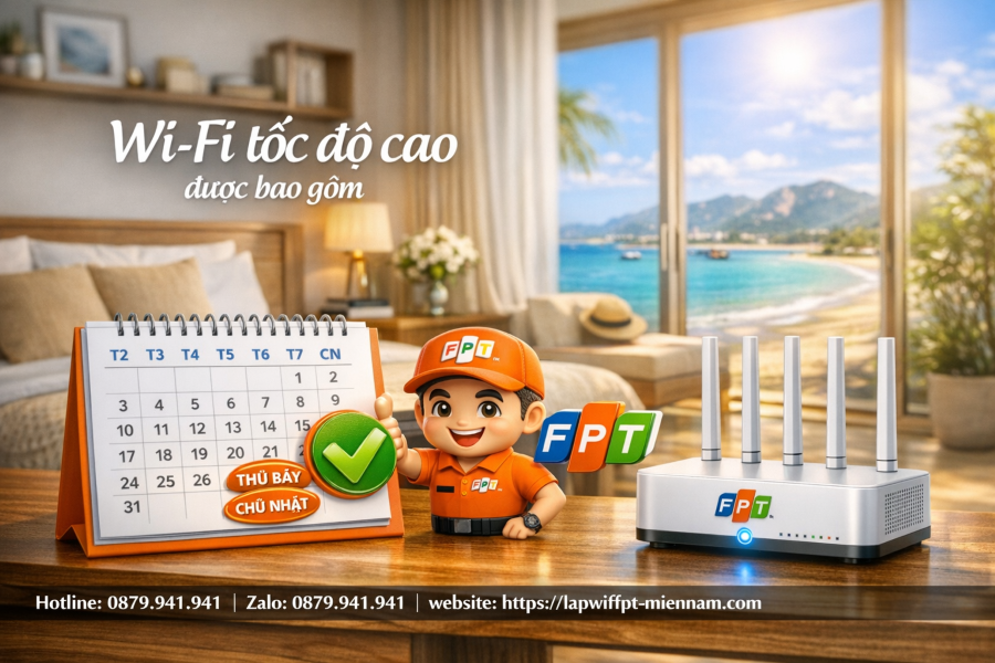 Lắp wifi FPT Ninh Chử có hỗ trợ cuối tuần không?