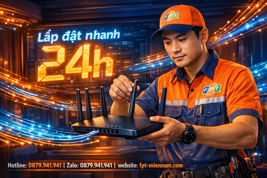 Lắp Wifi FPT Quy Nhơn Bắc Trong Ngày: Nhanh Chóng – Tiết Kiệm – Ổn Định