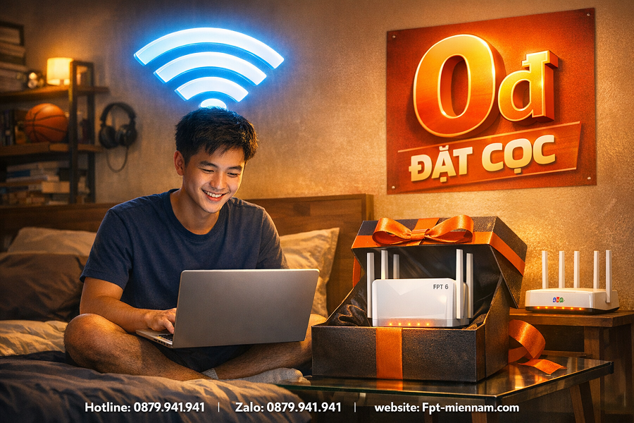 Lắp Wifi FPT Quy Nhơn Tây Cho Nhà Trọ: Giải Pháp Tiết Kiệm Cho Sinh Viên & Người Lao Động