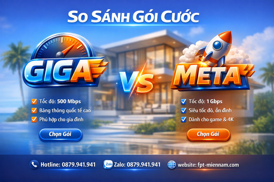 So Sánh Gói FPT Rạch Dừa: Nên Lựa Chọn Gói Cước Nào?