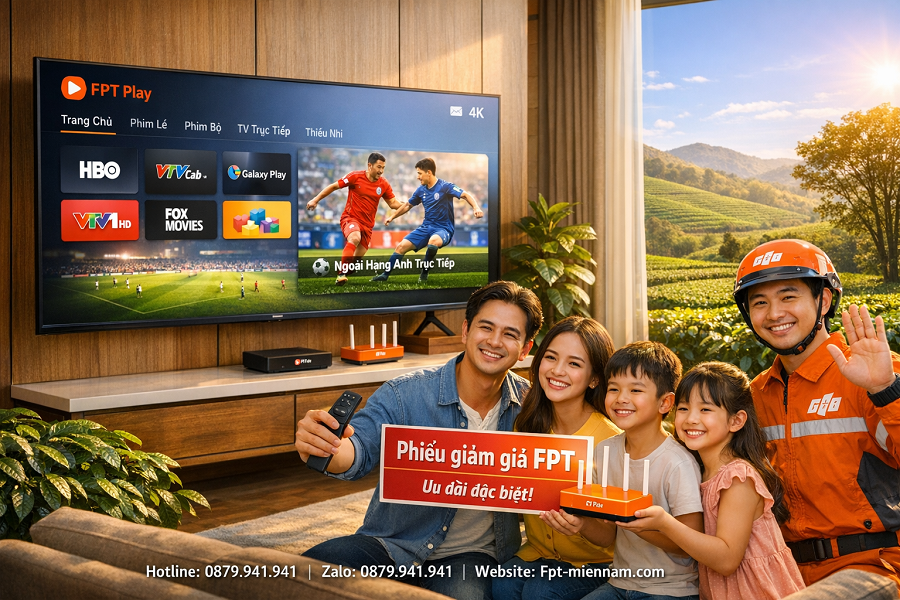 Truyền hình FPT Play tại Bảo Lộc: Mang cả thế giới giải trí về ngôi nhà của bạn