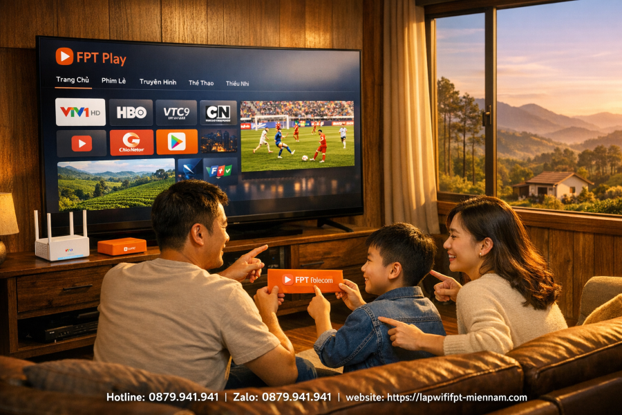 Truyền hình FPT Play tại Bảo Lộc: Thế giới giải trí với hơn 200 kênh đặc sắc