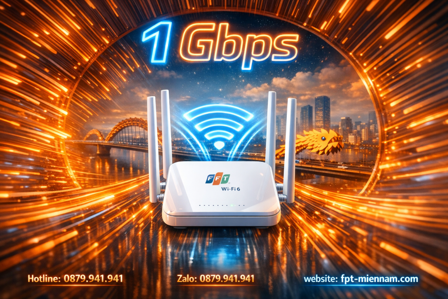 Wifi FPT Cẩm Lệ Tốc Độ Cao: Trải Nghiệm Internet Không Giới Hạn