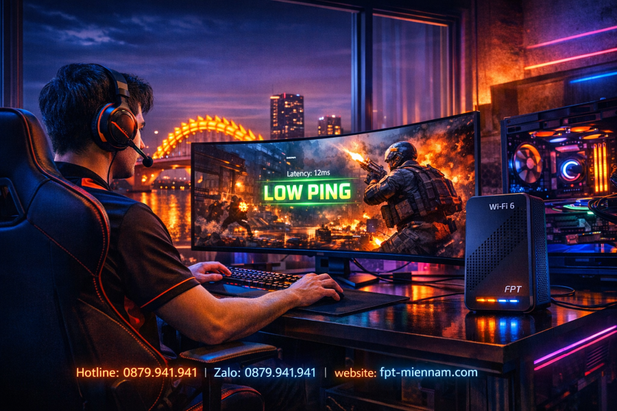 Wifi FPT Hải Châu Dùng Chơi Game Có Lag Không? Trải Nghiệm Thực Tế
